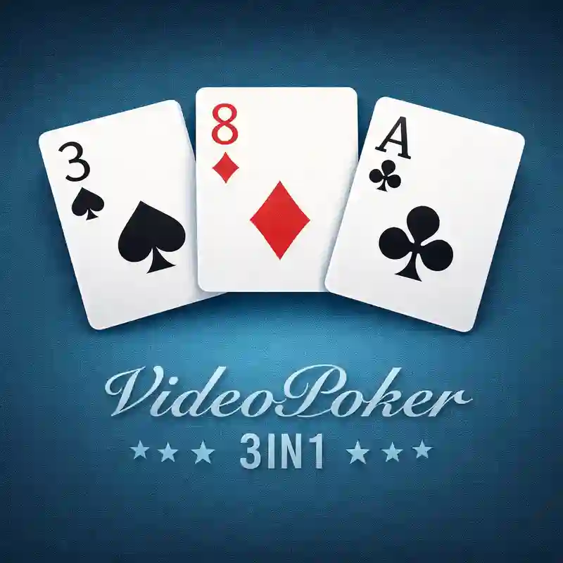 Videopoker 3in1 Game Logo